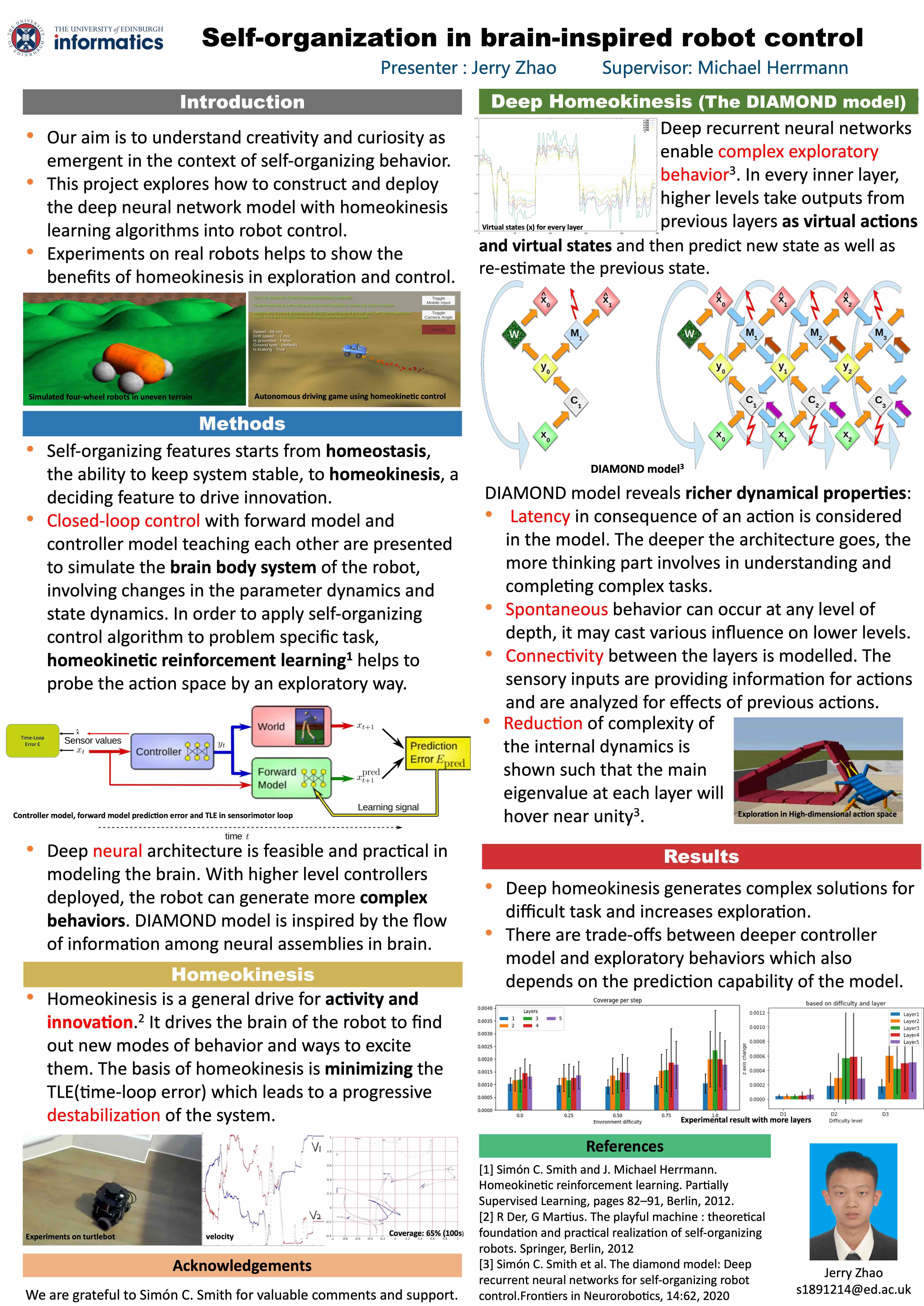 Self-Organization In Brain-Inspired Robot Control